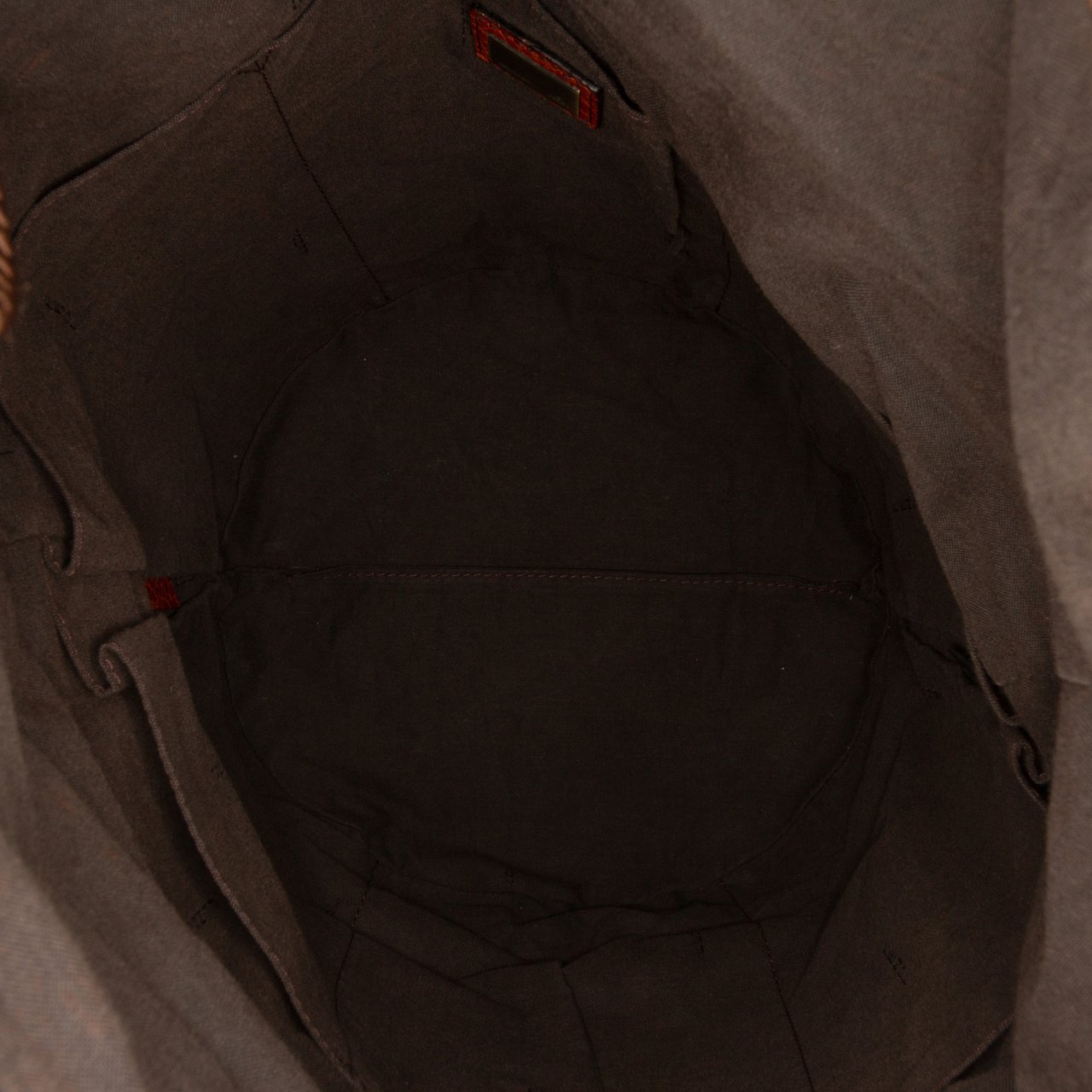 Fendi Zucca Canvas Palazzo Bucket Bag Bruin