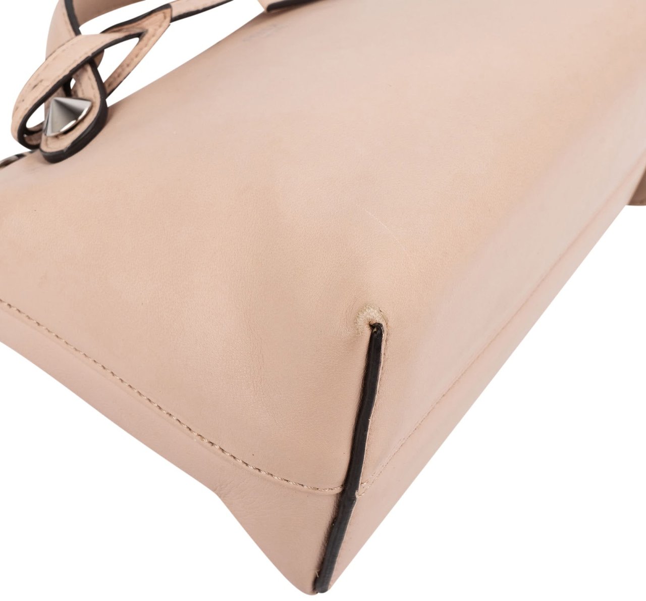 Fendi Leather Studded Crystal By The Way Mini Crossbody Bag Roze