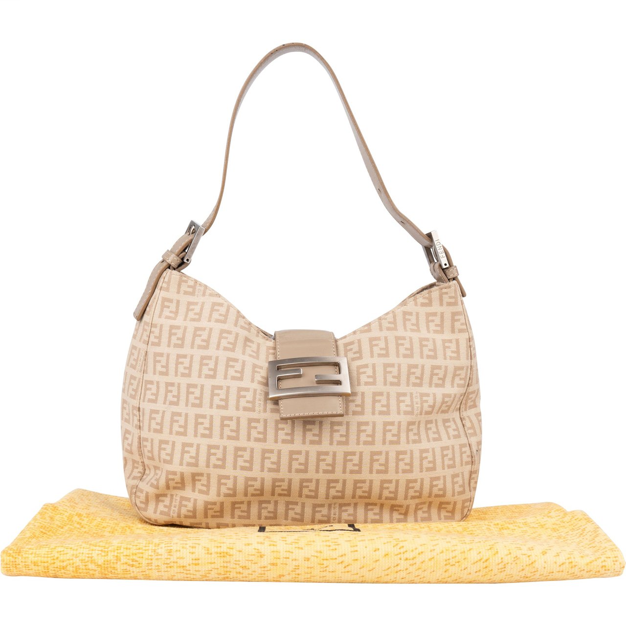 Fendi Fendi FF Monogram Baguette Shoulder Bag Divers