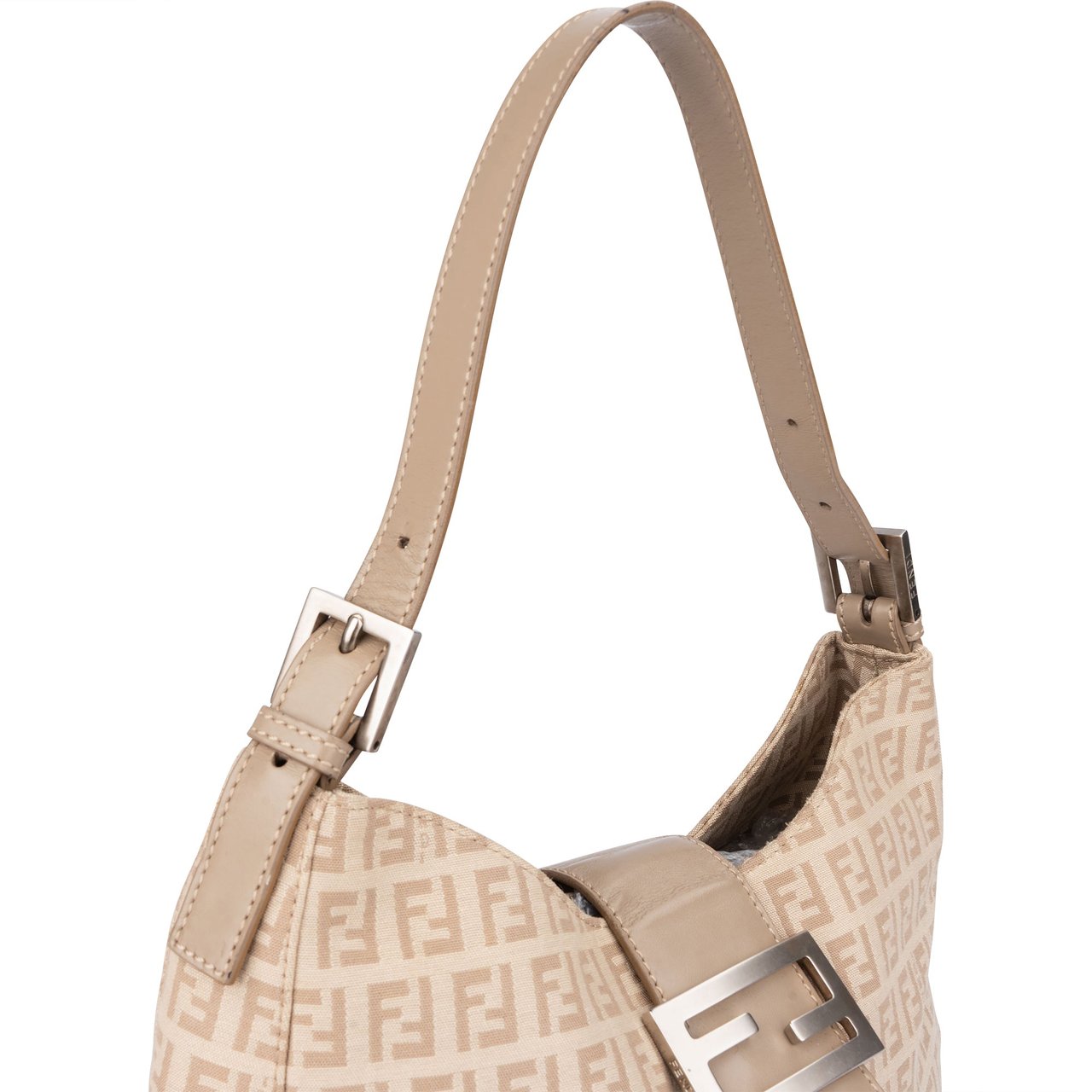 Fendi Fendi FF Monogram Baguette Shoulder Bag Divers