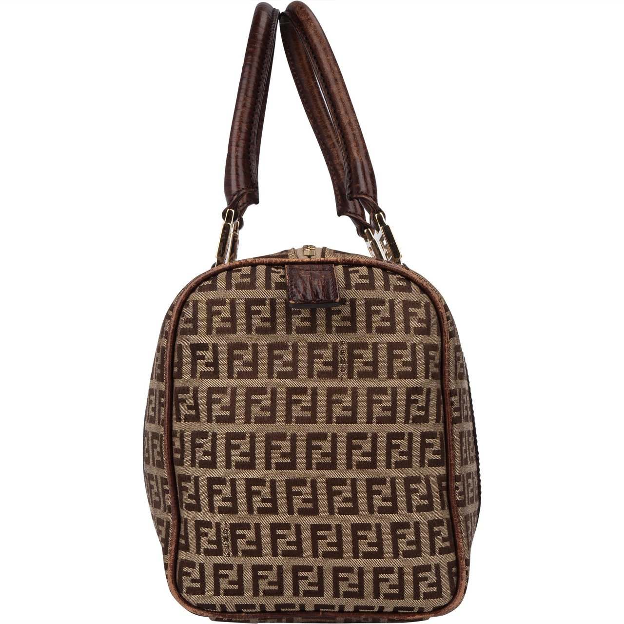 Fendi Fendi FF Monogram Zucca Forever Handbag Bruin