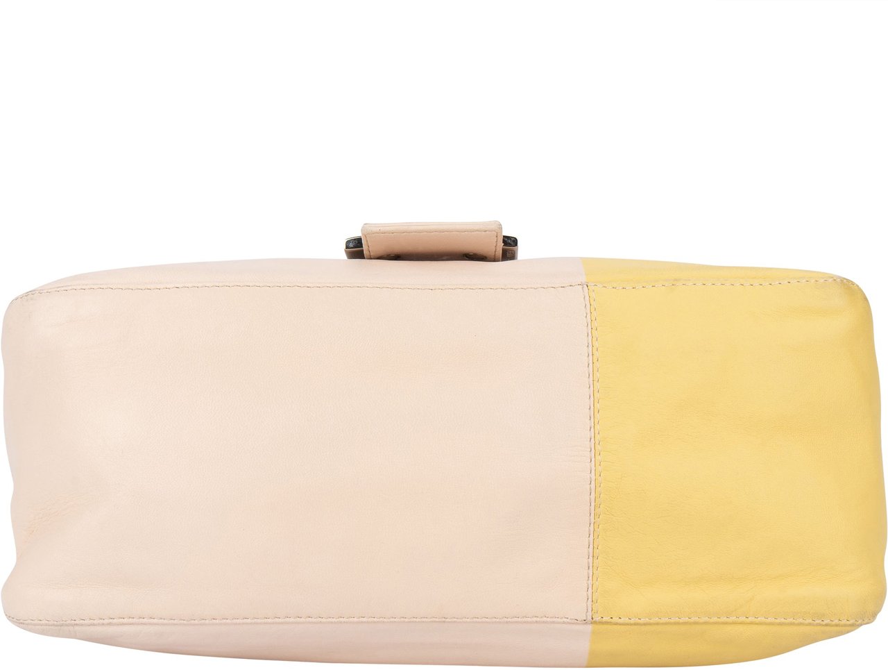 Fendi Fendi Bicolor Leather Mamma Baguette Handbag Divers