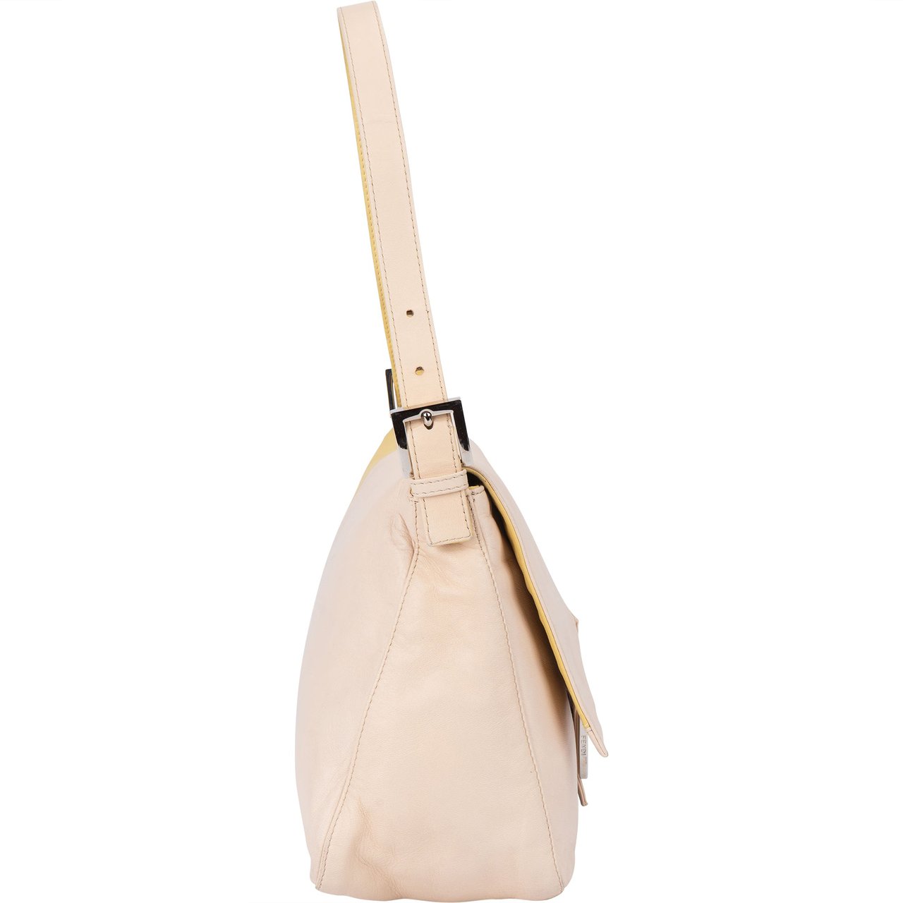 Fendi Fendi Bicolor Leather Mamma Baguette Handbag Divers