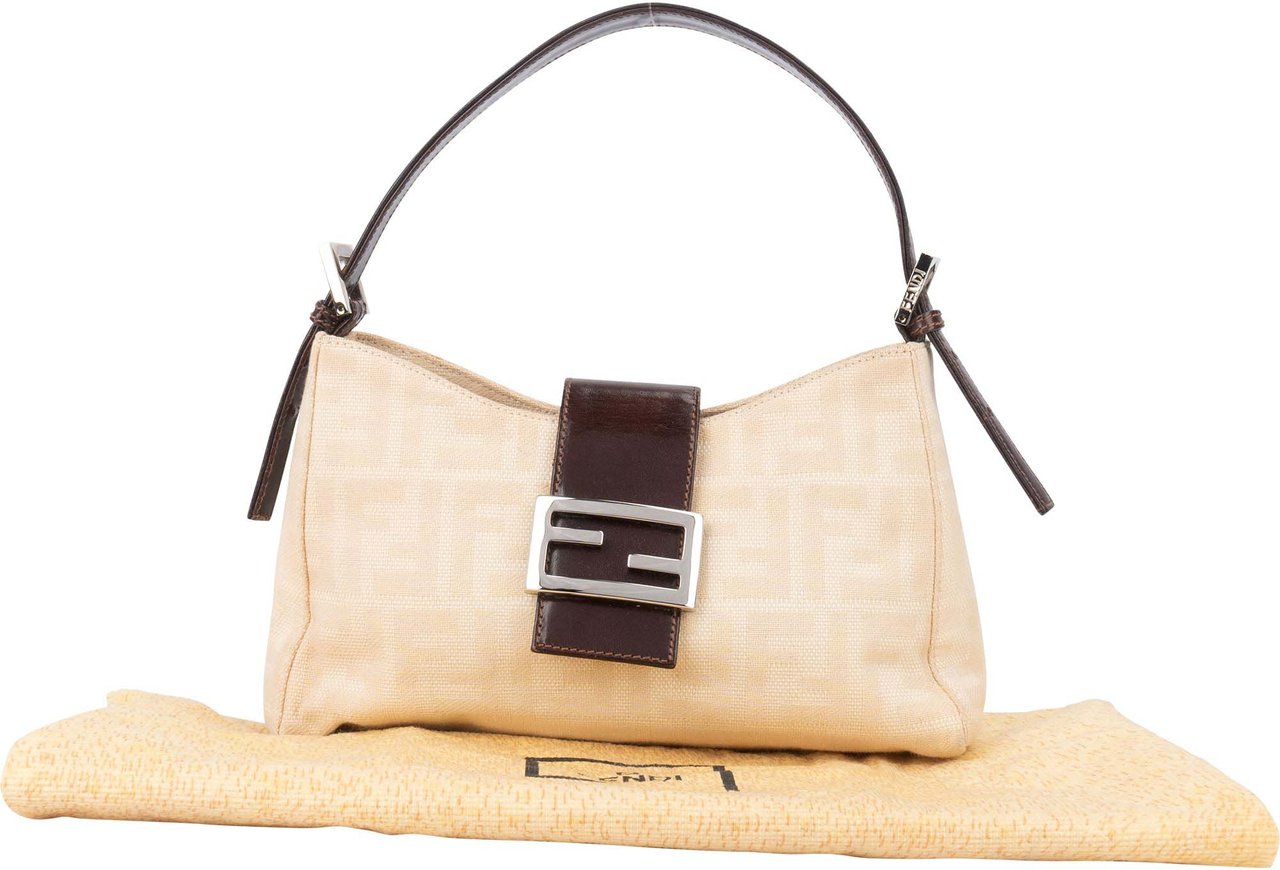 Fendi Fendi FF Monogram Baguette Handbag Divers