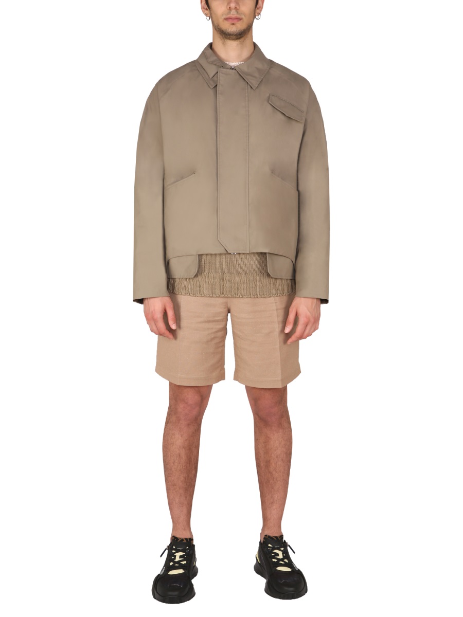 Fendi COTTON AND CASHMERE SWEATER Beige