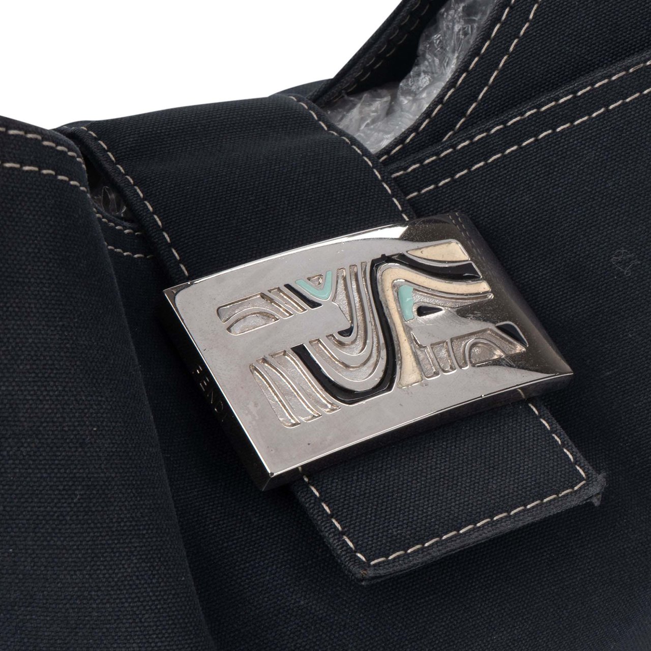 Fendi Fendi Limited FF Buckle Baguette Shoulder Bag Divers