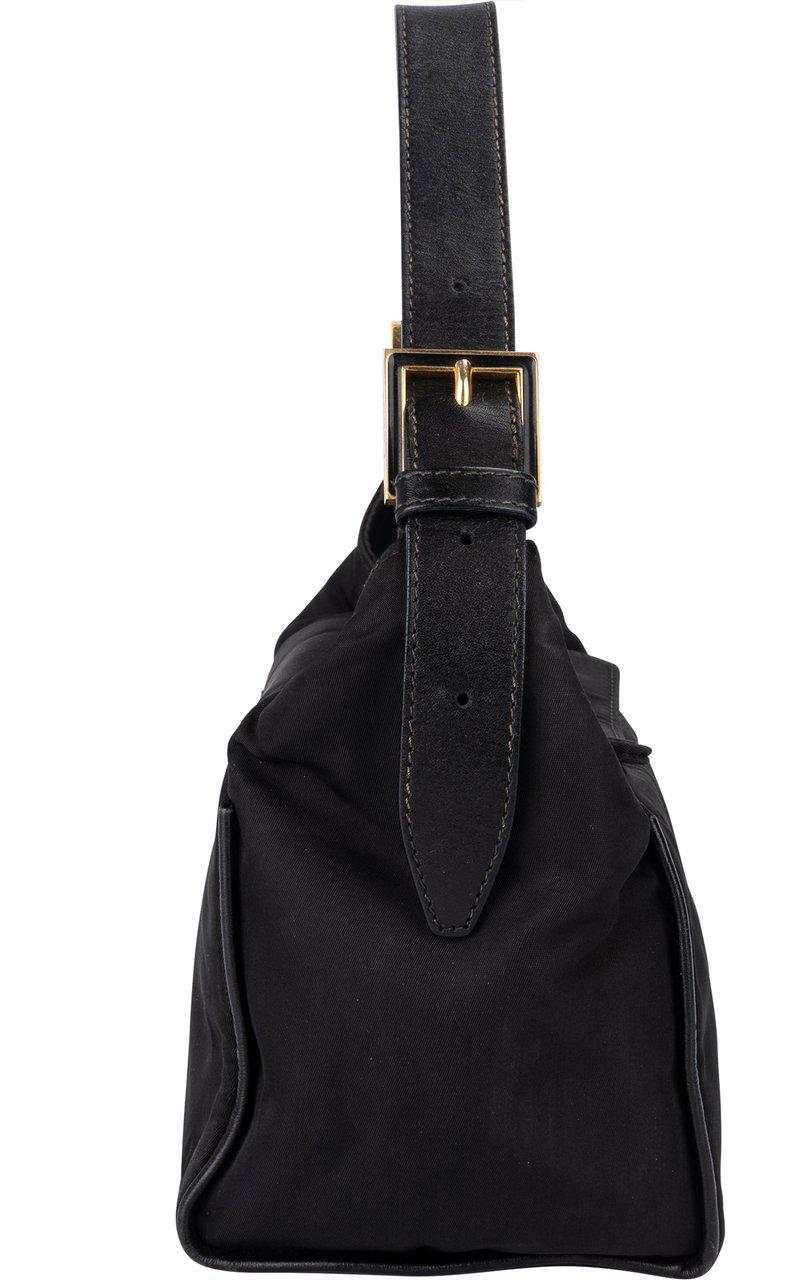 Fendi Fendi FF Buckle Handbag Zwart