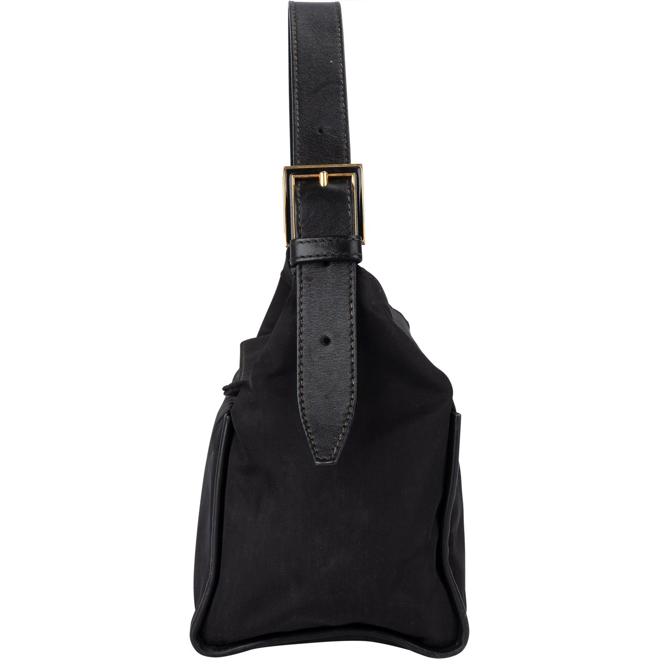 Fendi Fendi FF Buckle Handbag Zwart