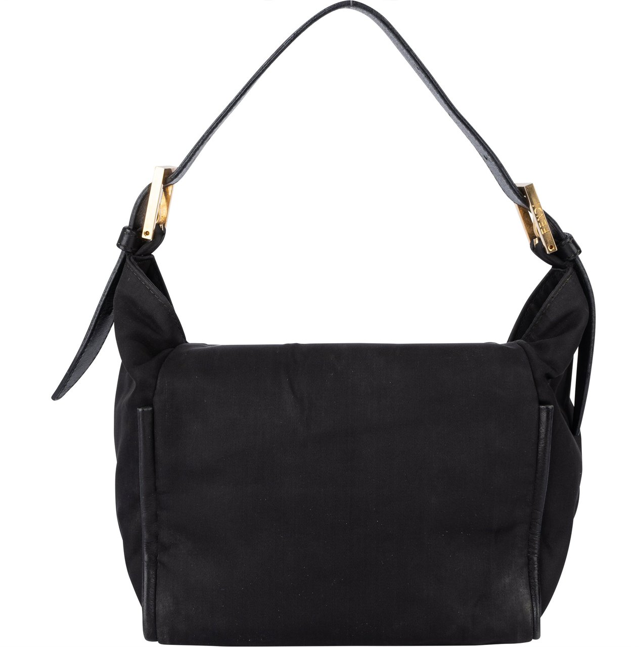 Fendi Fendi FF Buckle Handbag Zwart