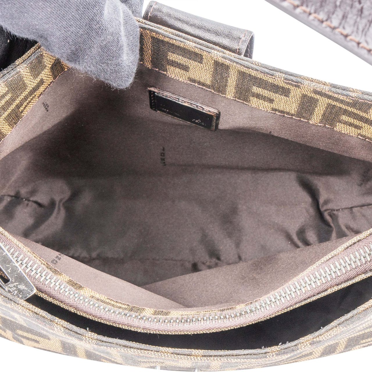 Fendi Fendi FF Monogram Baguette Shoulder Bag Divers