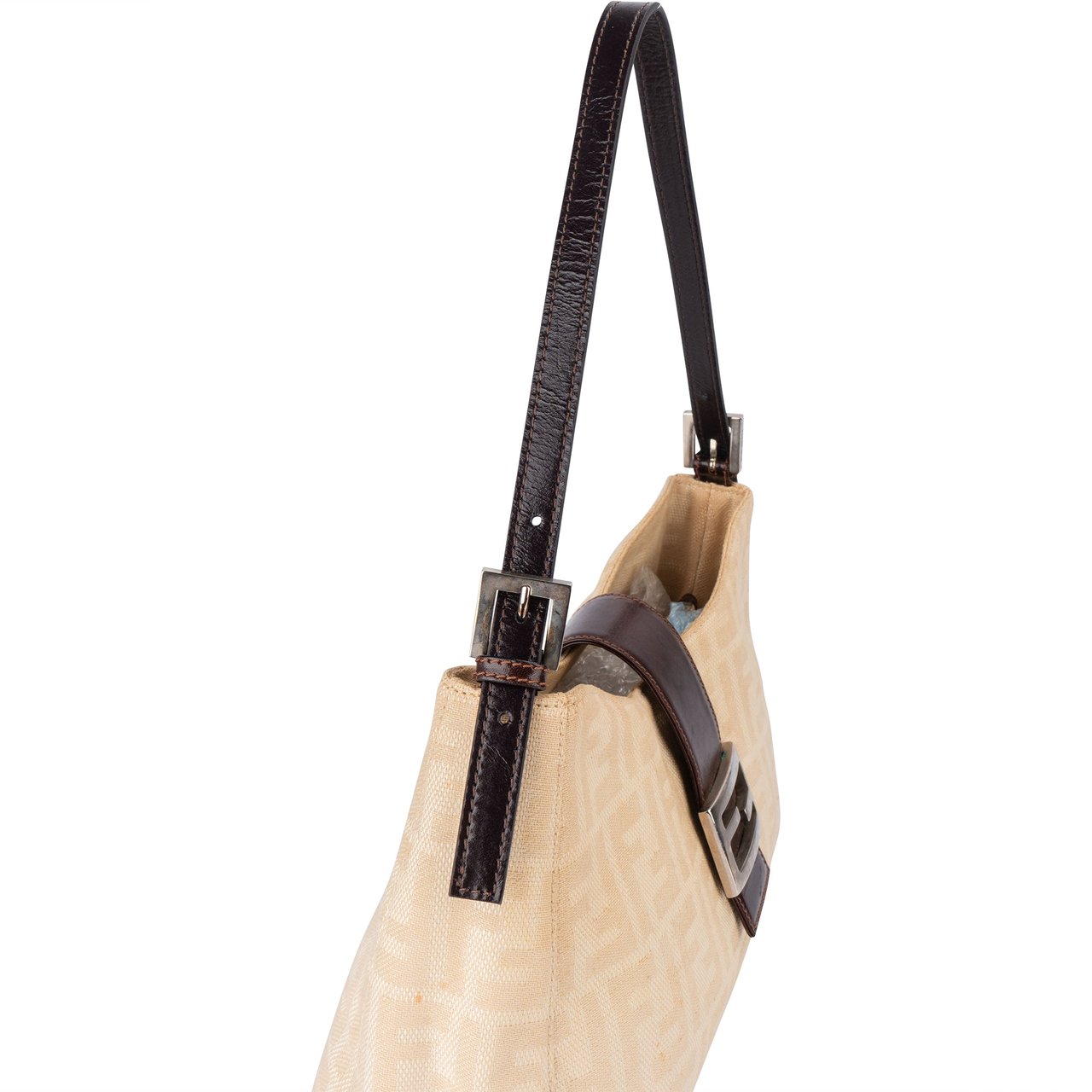 Fendi Fendi FF Monogram Baguette Shoulder Bag Divers