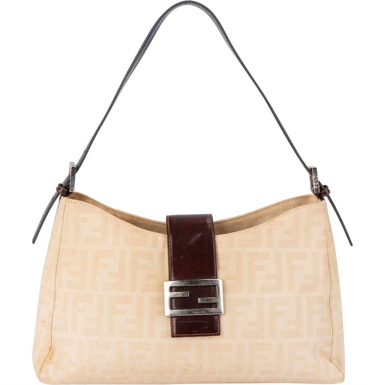 Fendi Fendi FF Monogram Baguette Shoulder Bag Divers