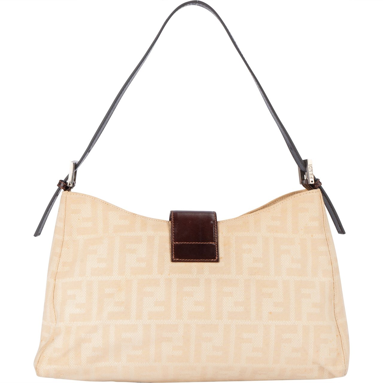 Fendi Fendi FF Monogram Baguette Shoulder Bag Divers