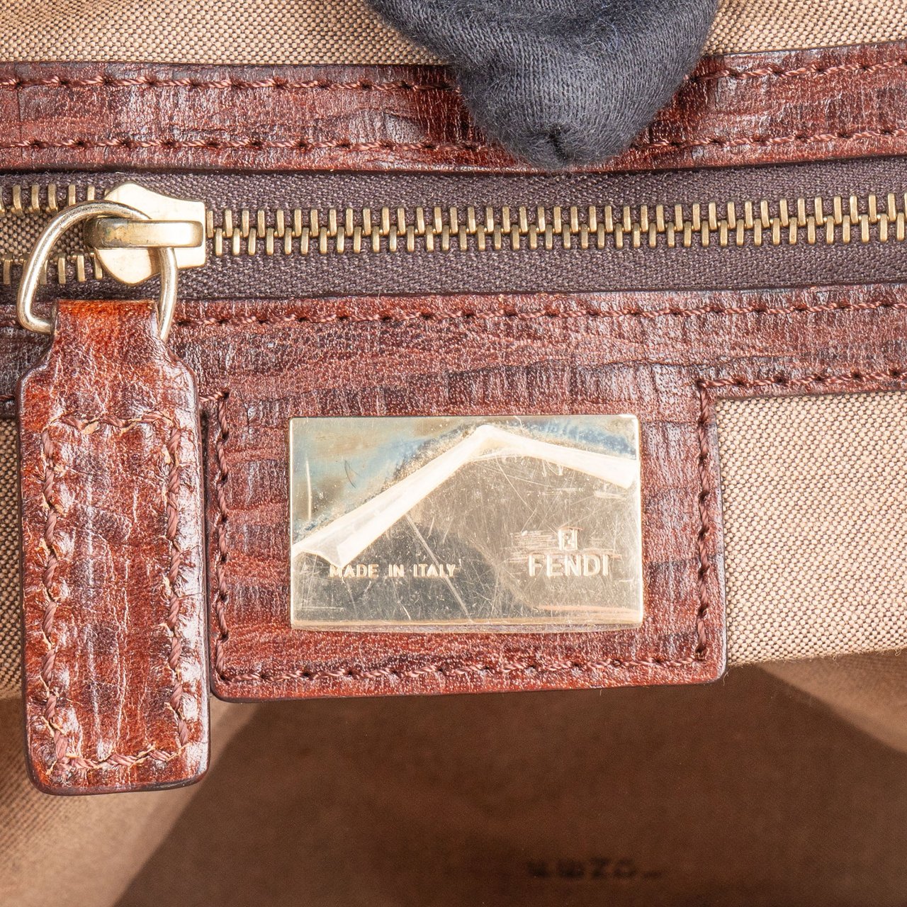 Fendi Fendi FF Monogram Zucca Handbag Divers