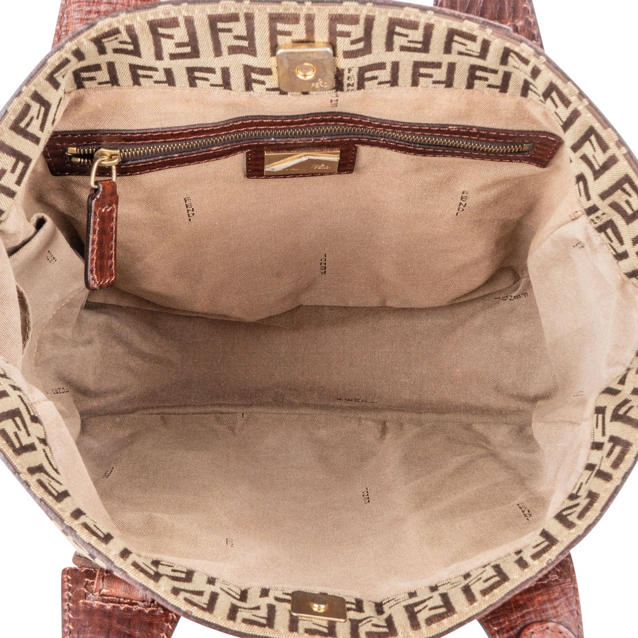 Fendi Fendi FF Monogram Zucca Handbag Divers