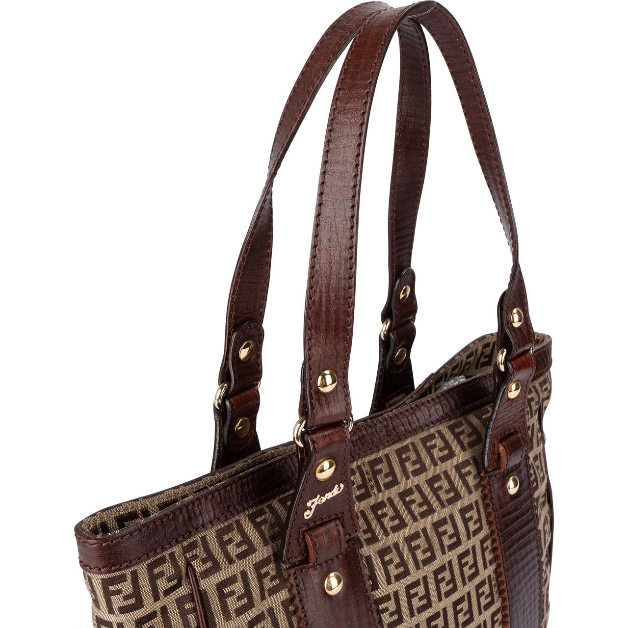 Fendi Fendi FF Monogram Zucca Handbag Divers