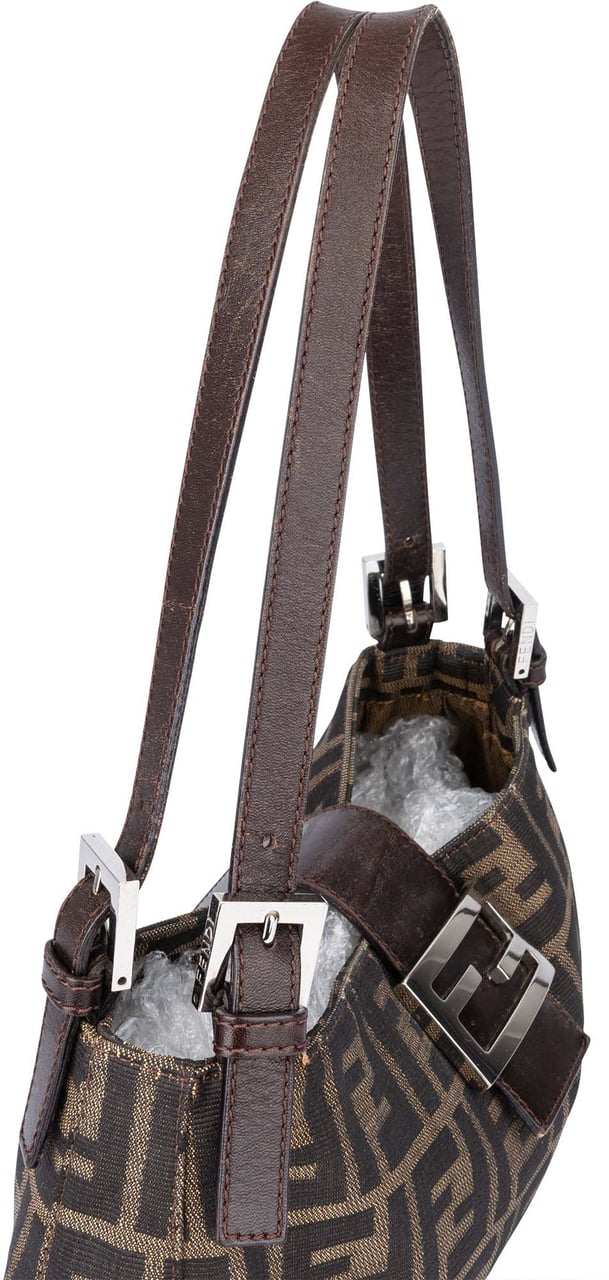 Fendi Fendi FF Monogram Baguette Shoulder Bag Divers