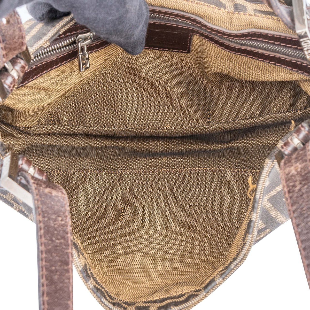 Fendi Fendi FF Monogram Baguette Shoulder Bag Divers