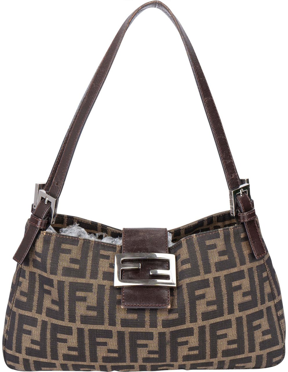 Fendi Fendi FF Monogram Baguette Shoulder Bag Divers