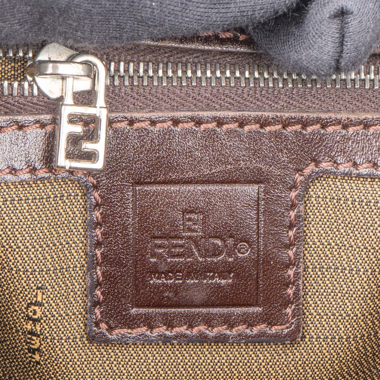 Fendi Fendi FF Monogram Baguette Shoulder Bag Divers