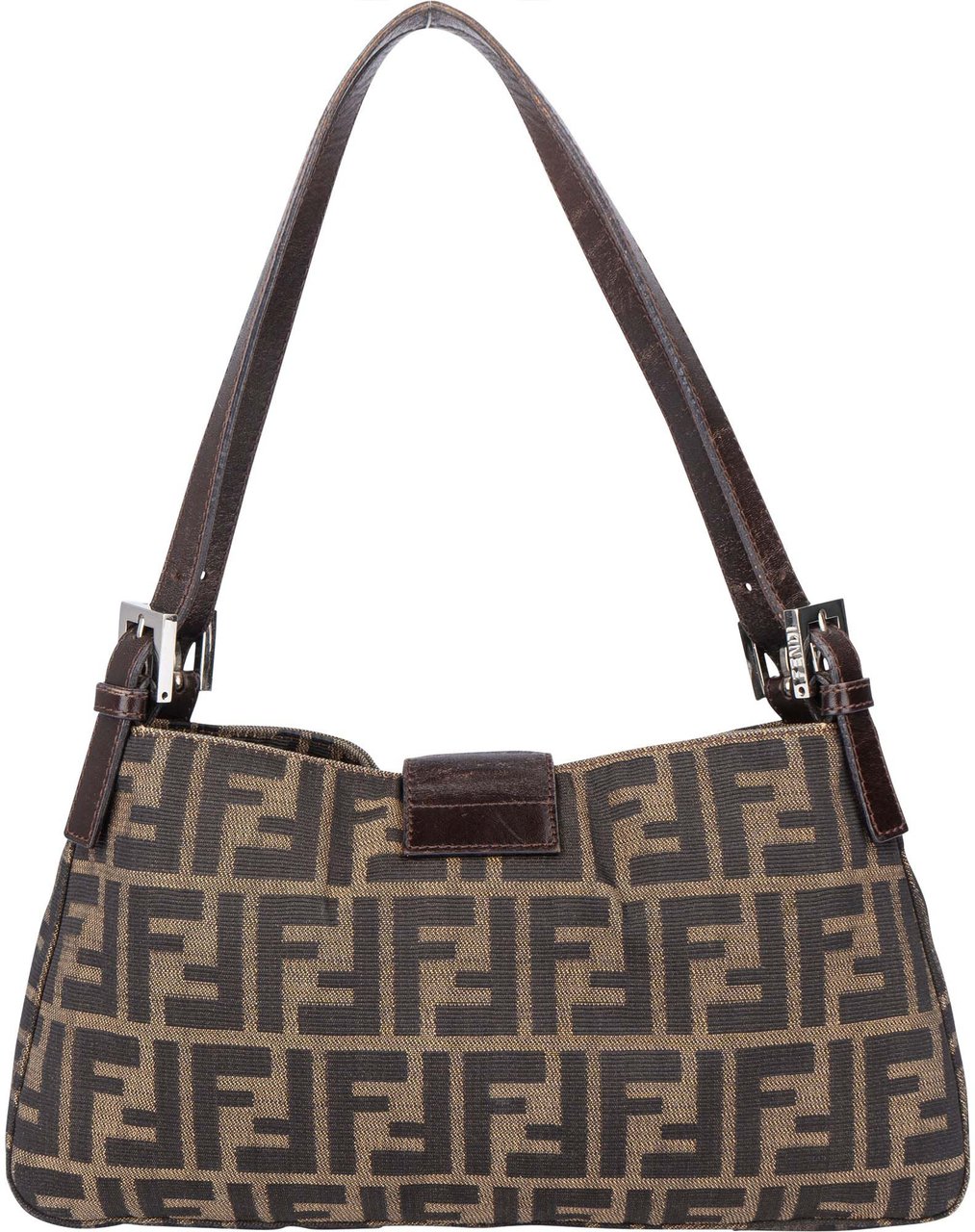 Fendi Fendi FF Monogram Baguette Shoulder Bag Divers
