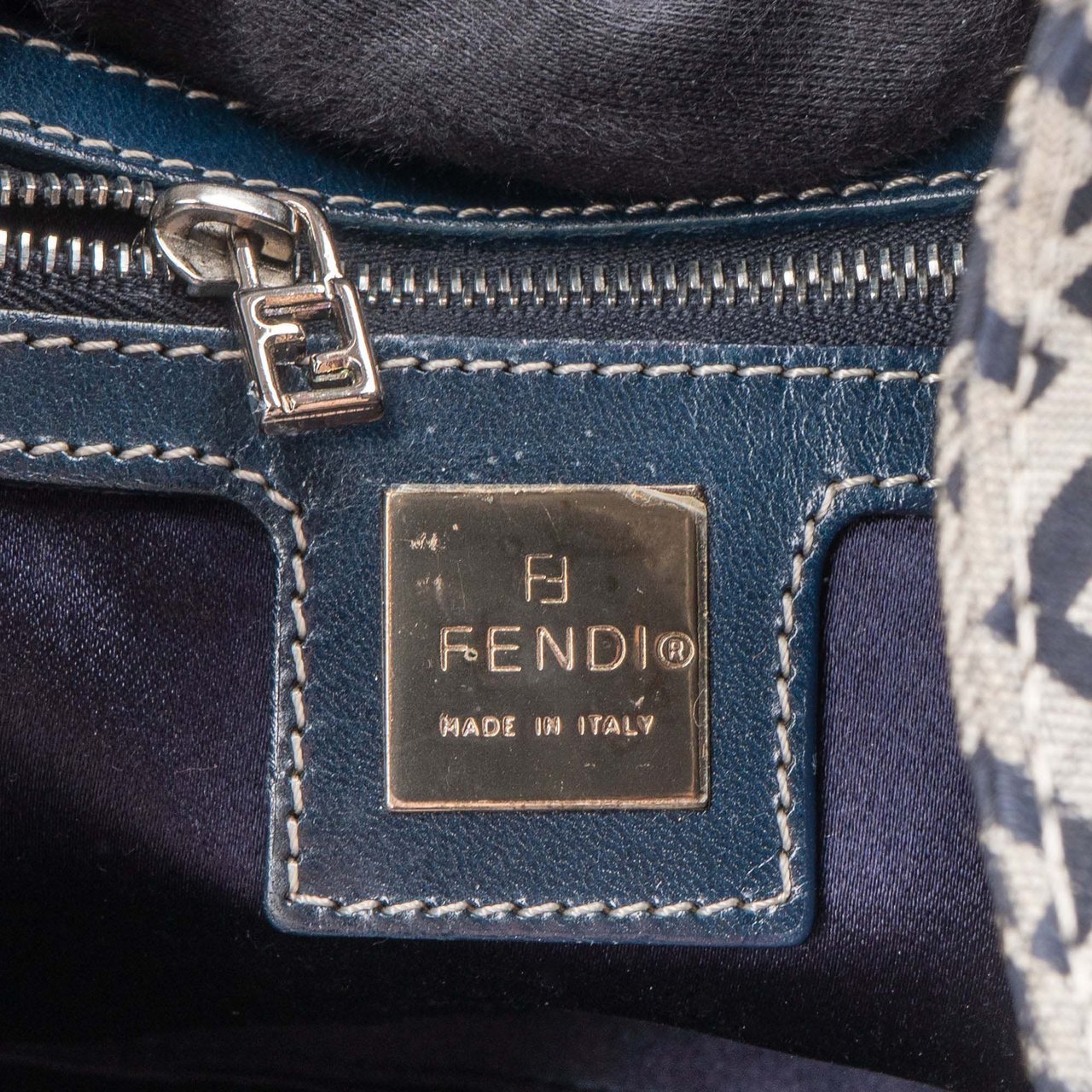 Fendi Fendi FF Monogram Baguette Handbag Divers