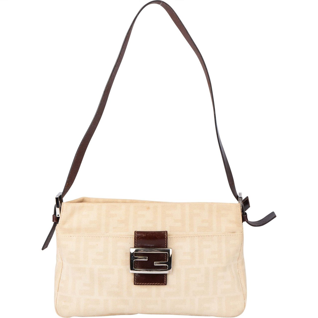 Fendi Fendi FF Buckle Baguette Shoulder Bag Divers
