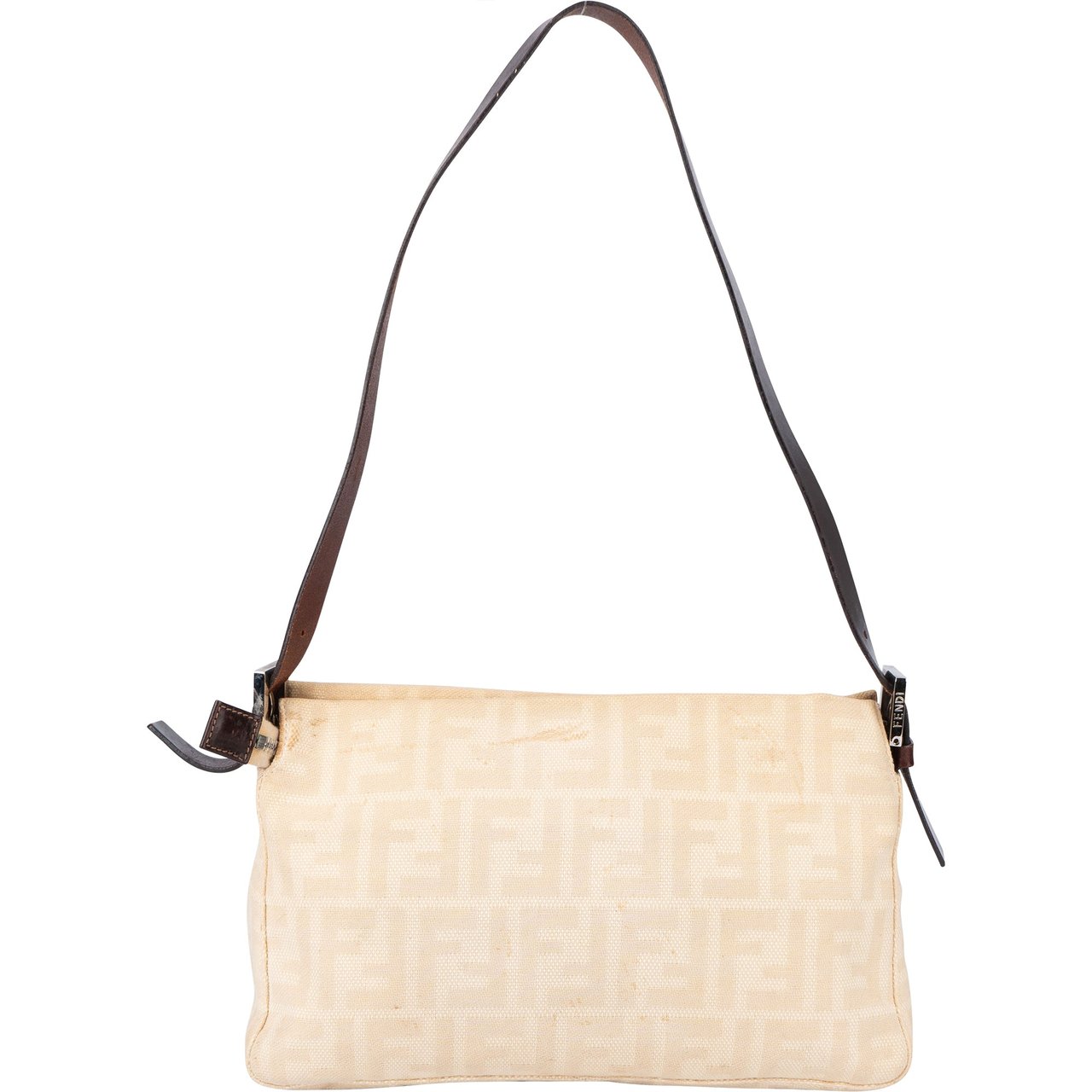 Fendi Fendi FF Buckle Baguette Shoulder Bag Divers
