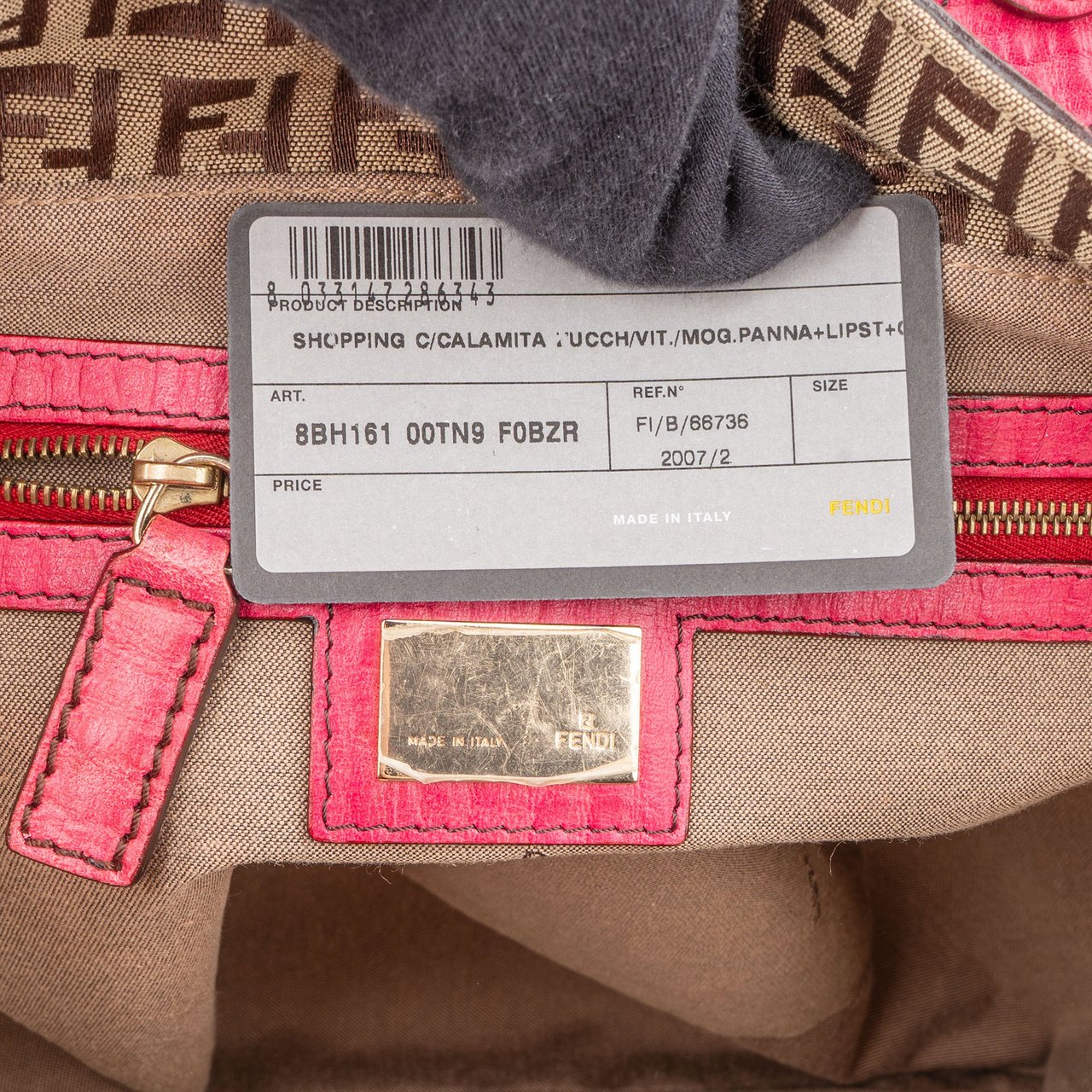 Fendi Fendi FF Monogram Calamita Handbag Divers