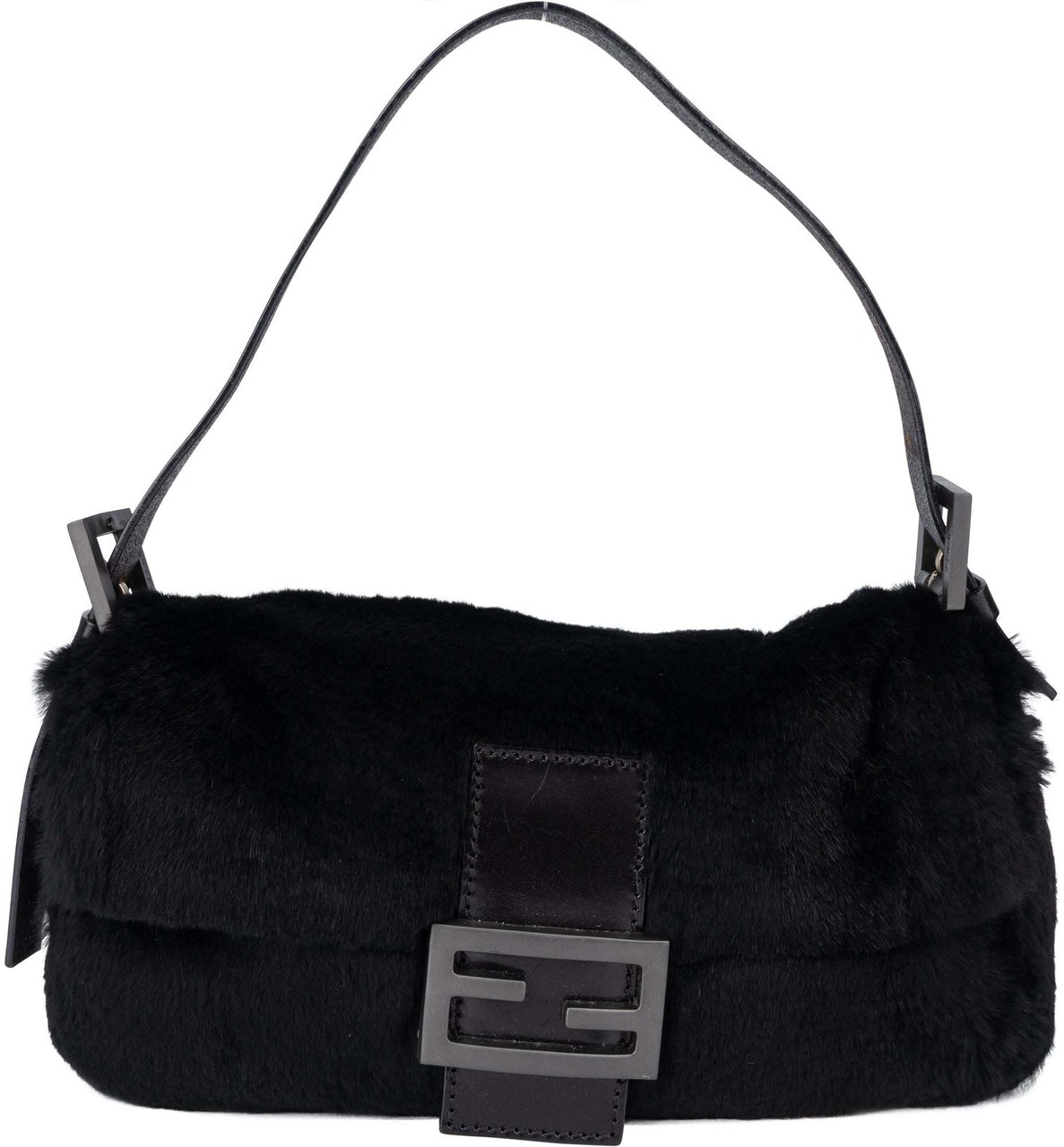 Fendi Fendi Limited Fur Baguette Handbag Divers