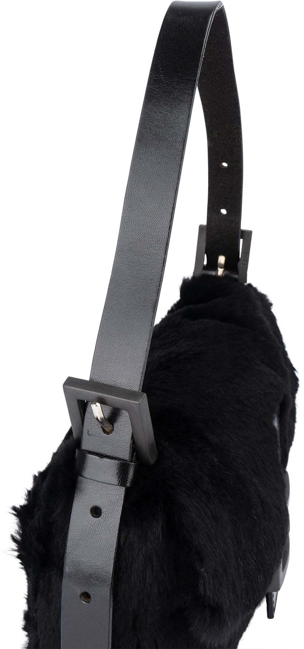 Fendi Fendi Limited Fur Baguette Handbag Divers