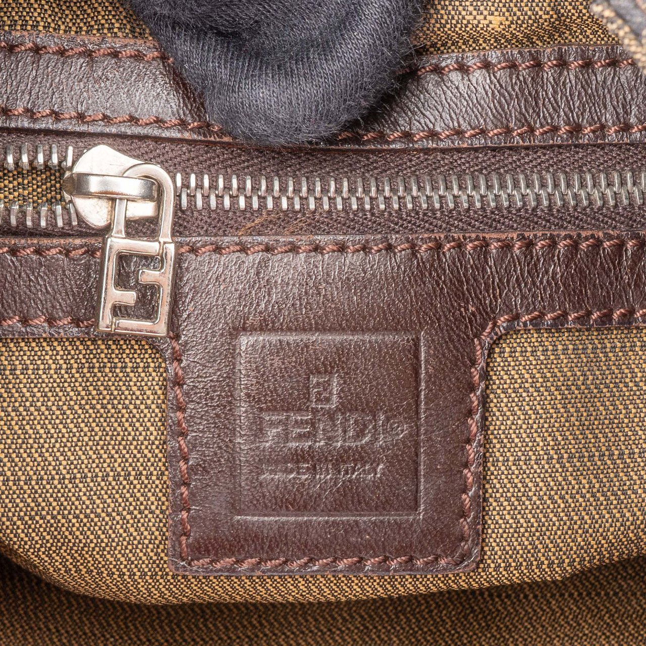 Fendi Fendi FF Monogram Baguette Shoulder Bag Divers
