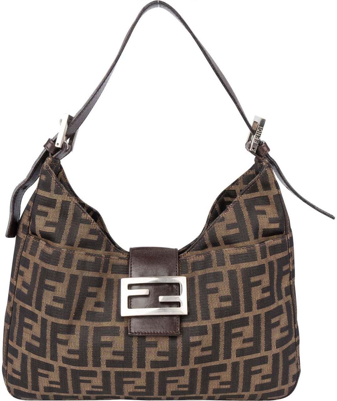 Fendi Fendi FF Monogram Baguette Shoulder Bag Divers