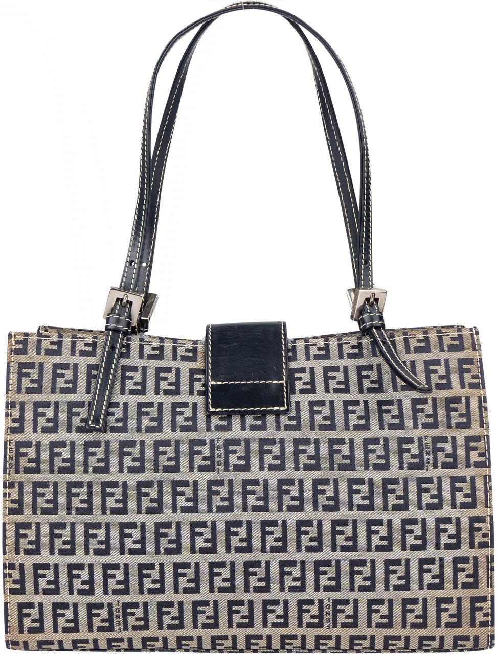 Fendi Fendi FF Monogram FF Buckle Handbag Divers