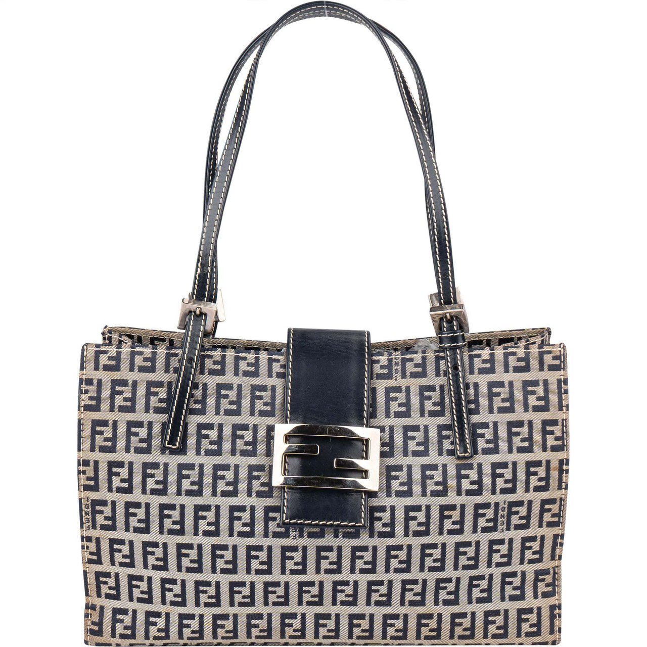 Fendi Fendi FF Monogram FF Buckle Handbag Divers