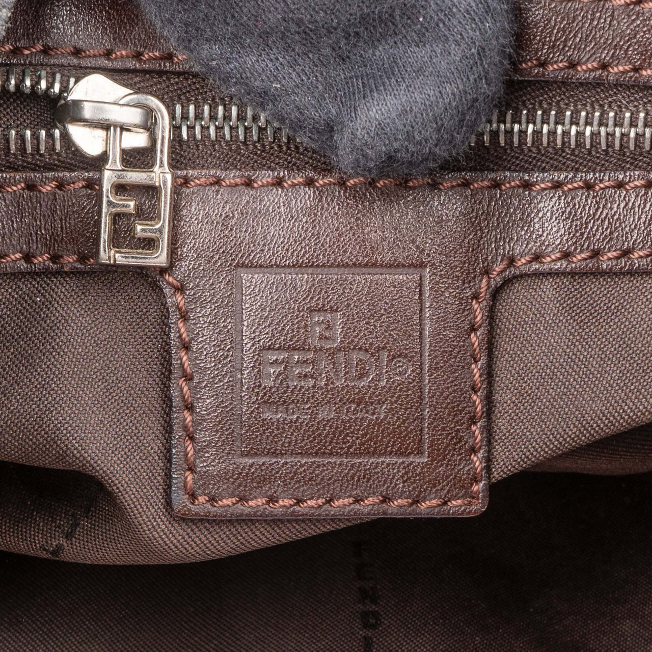 Fendi Fendi FF Monogram Baguette Shoulder Bag Divers