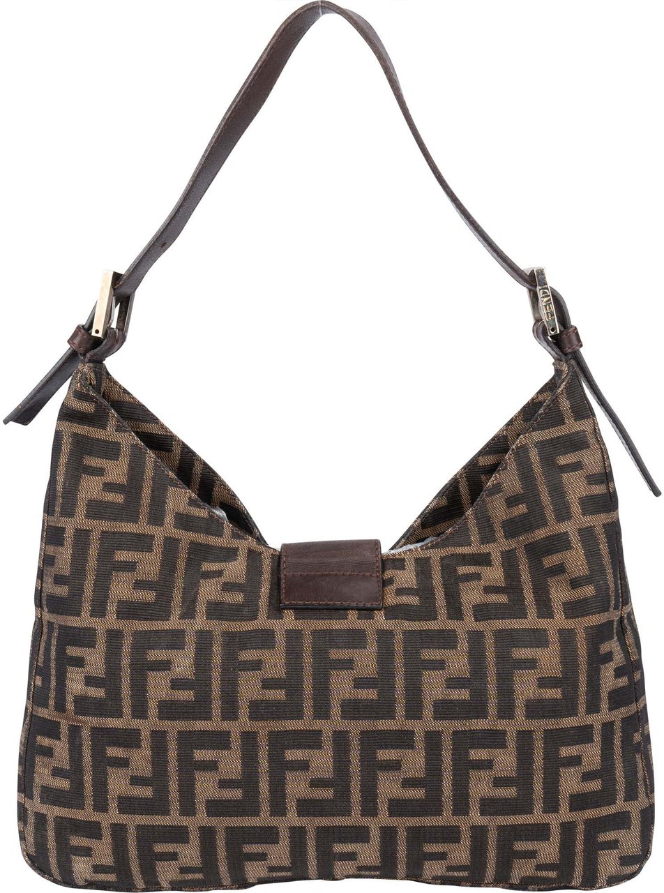 Fendi Fendi FF Monogram Baguette Shoulder Bag Divers