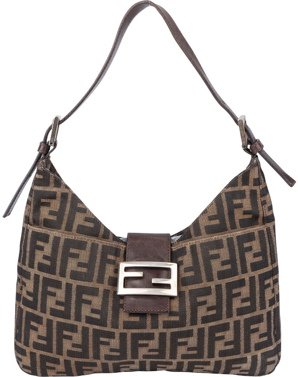 Fendi Fendi FF Monogram Baguette Shoulder Bag Divers