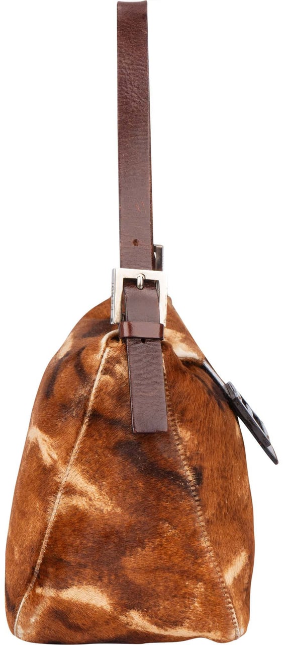 Fendi Fendi FF Fur Baguette Handbag Divers