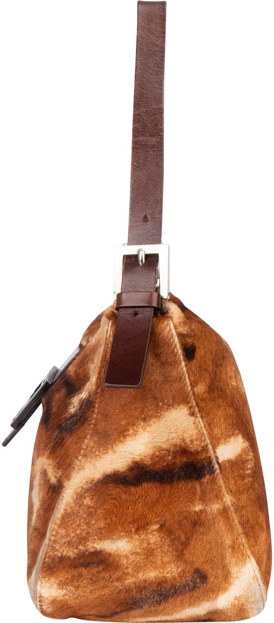 Fendi Fendi FF Fur Baguette Handbag Divers