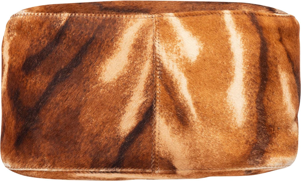 Fendi Fendi FF Fur Baguette Handbag Divers