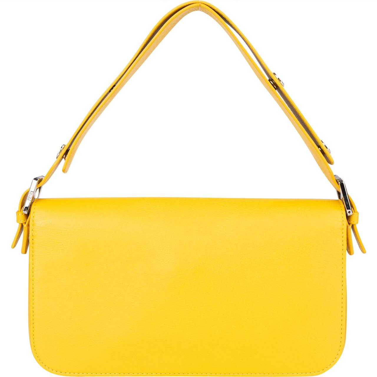 Fendi Fendi Sunflower Leather Limited Buckle Baguett Shoulder Bag Divers