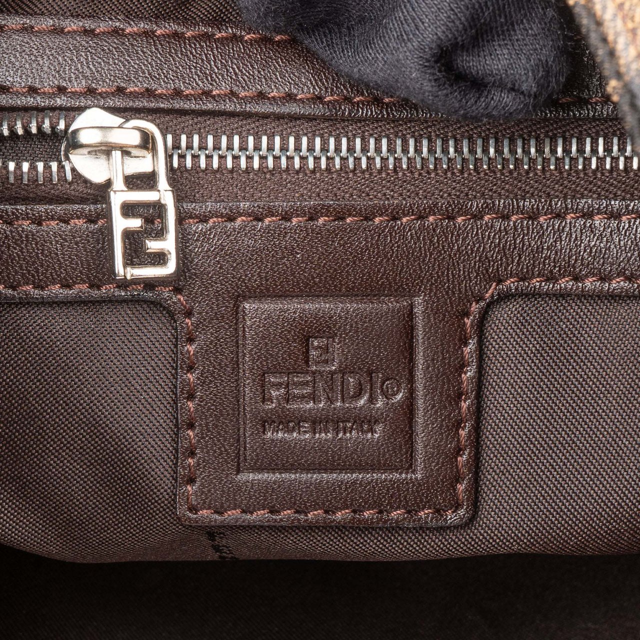 Fendi Fendi FF Monogram Baguette Shoulder Bag Divers