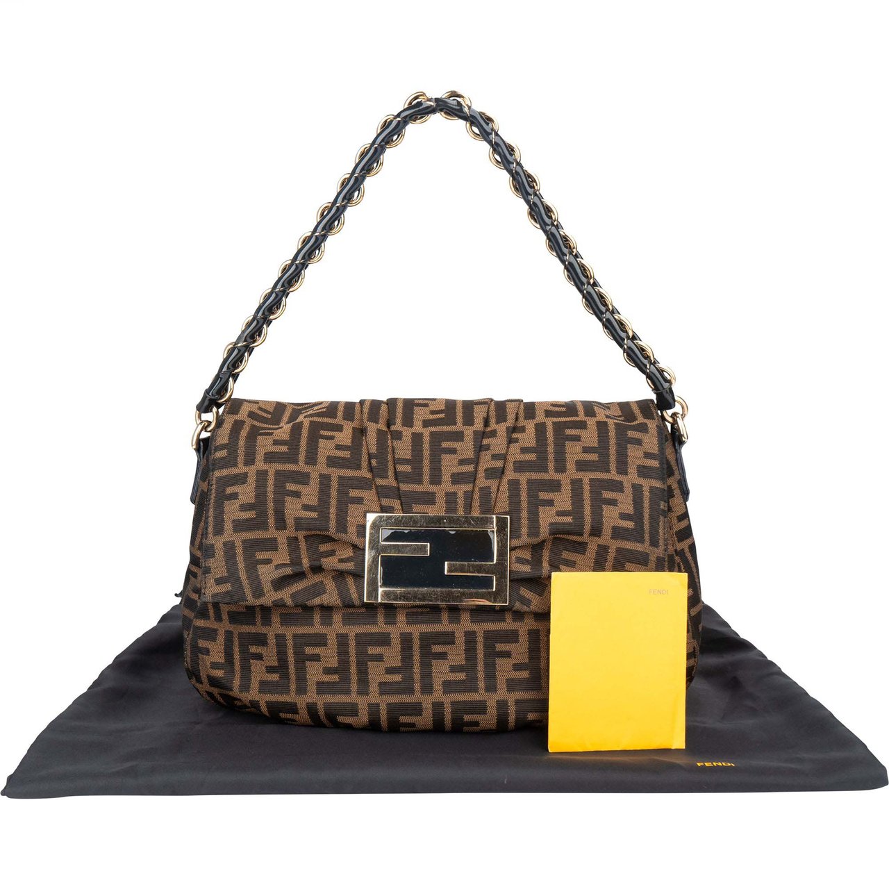 Fendi Fendi FF Monogram Jumbo Baguette Shoulder Bag Divers