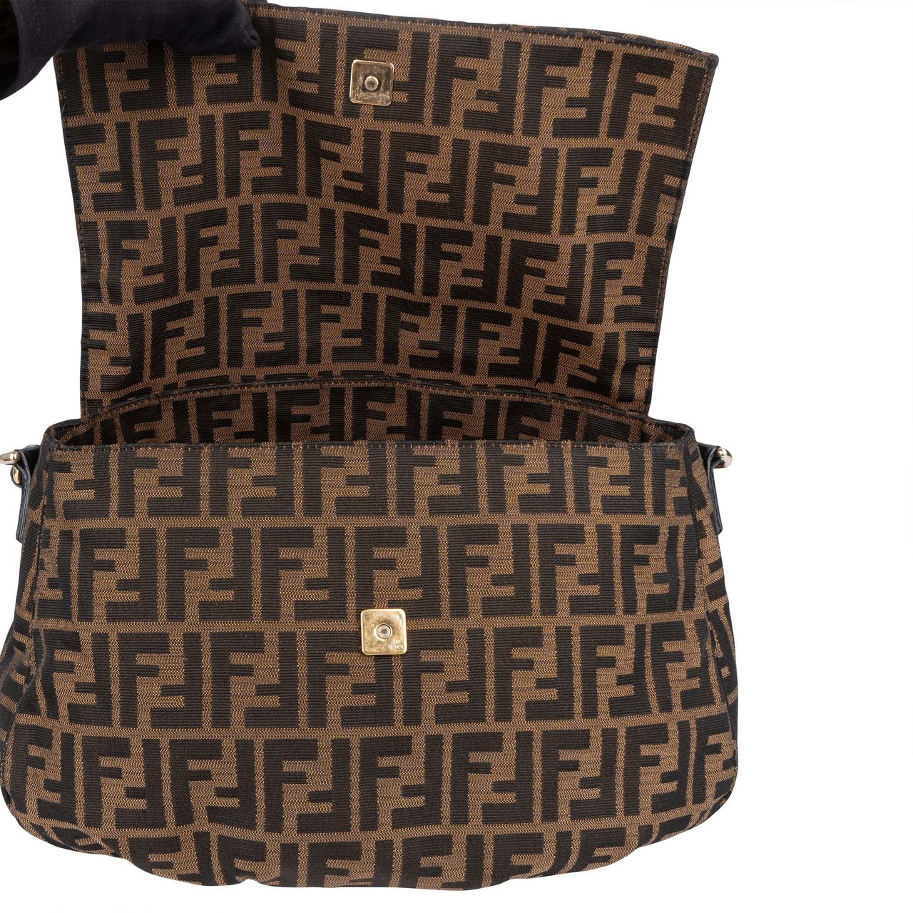 Fendi Fendi FF Monogram Jumbo Baguette Shoulder Bag Divers