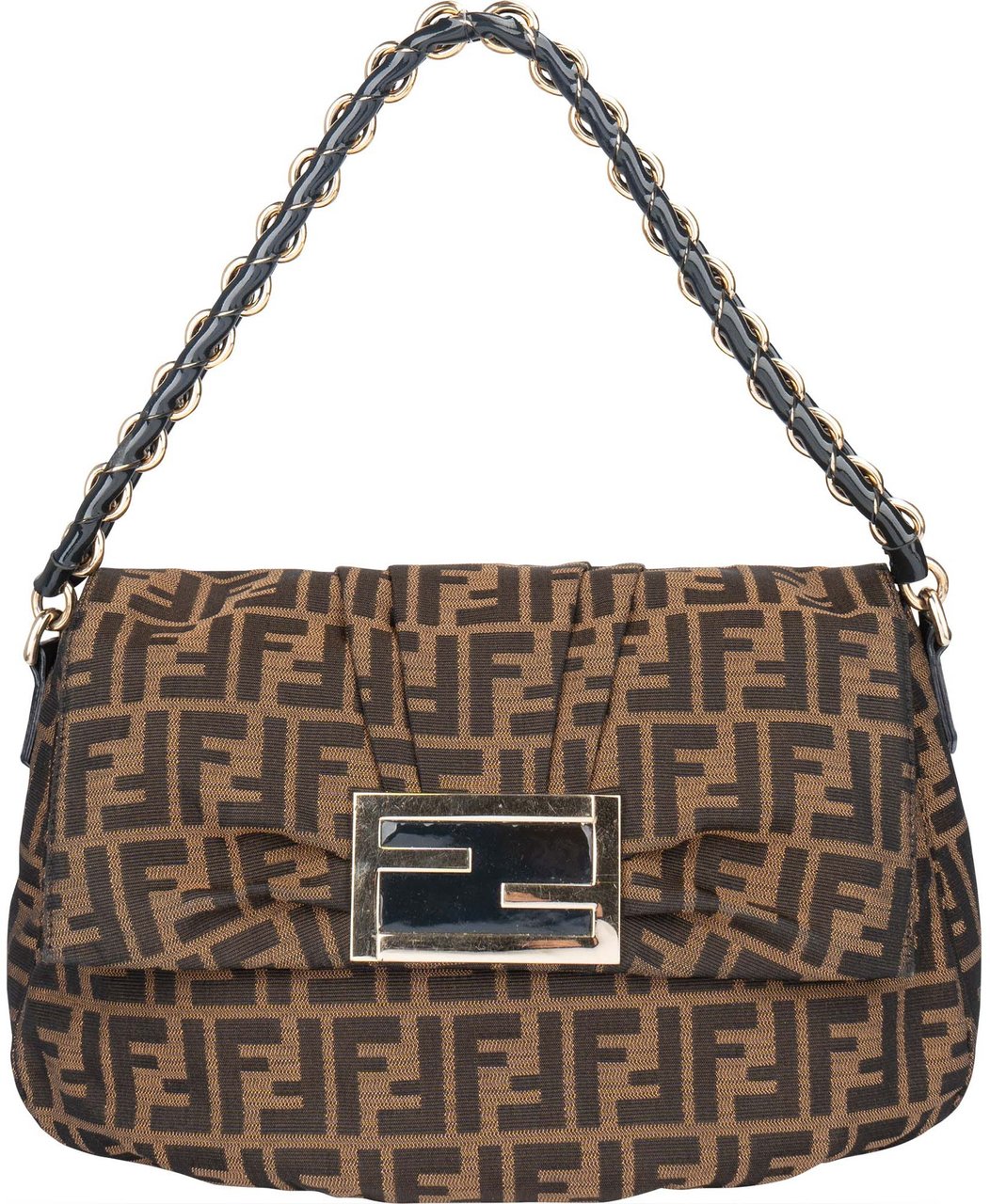 Fendi Fendi FF Monogram Jumbo Baguette Shoulder Bag Divers