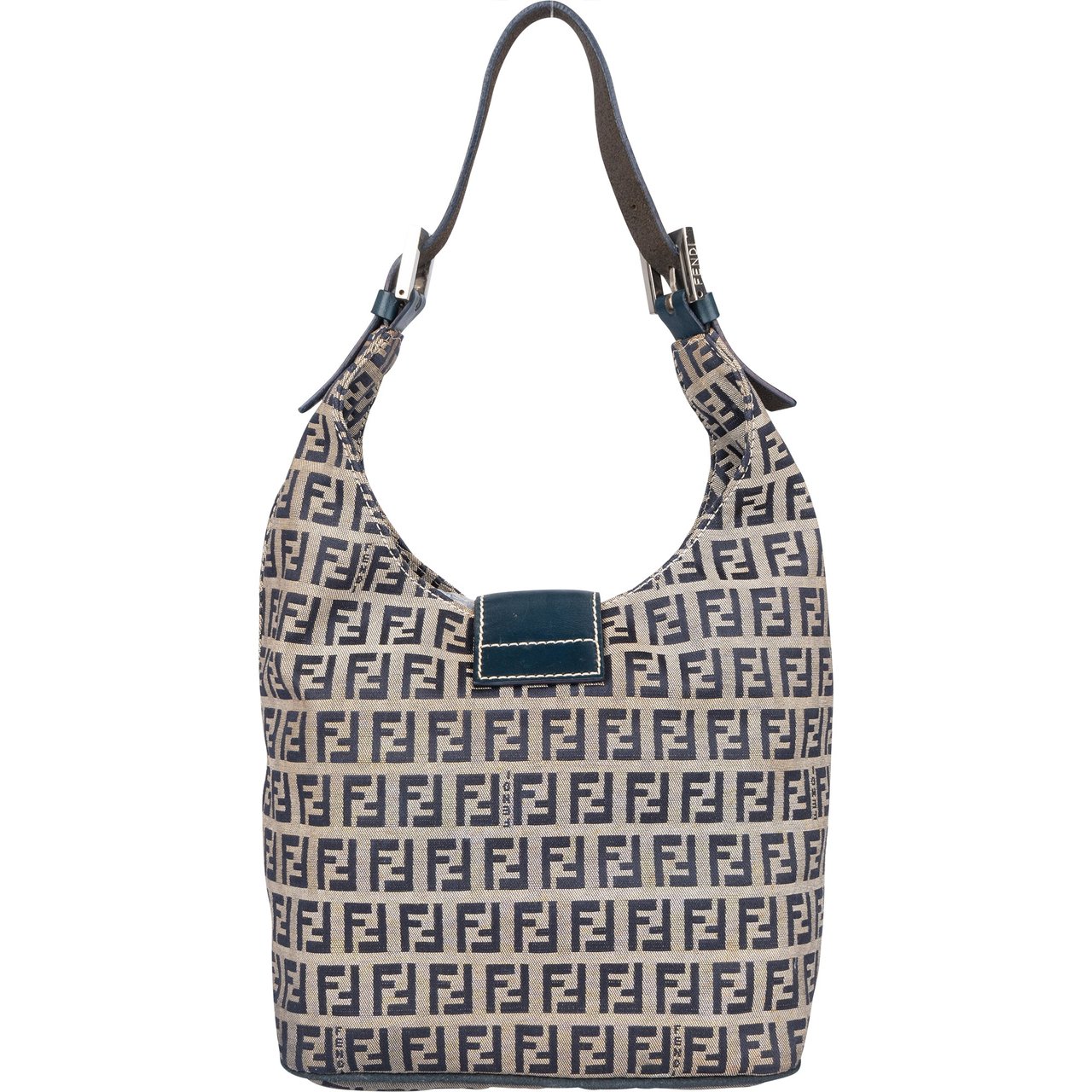 Fendi Fendi FF Monogram Baguette Buckle Handbag Divers