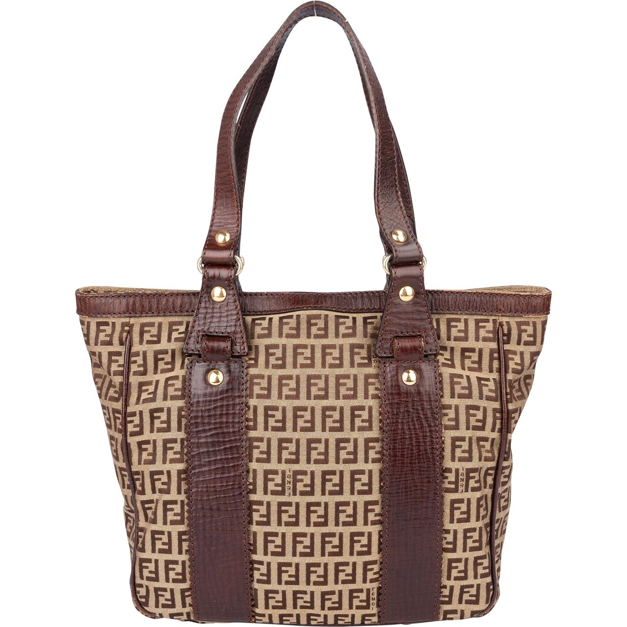 Fendi Fendi FF Monogram Zucchino Handbag Divers