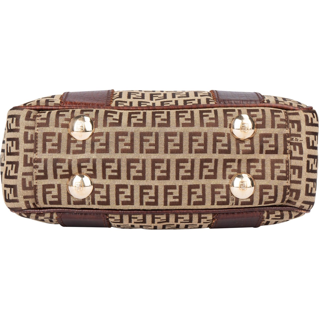 Fendi Fendi FF Monogram Zucchino Handbag Divers