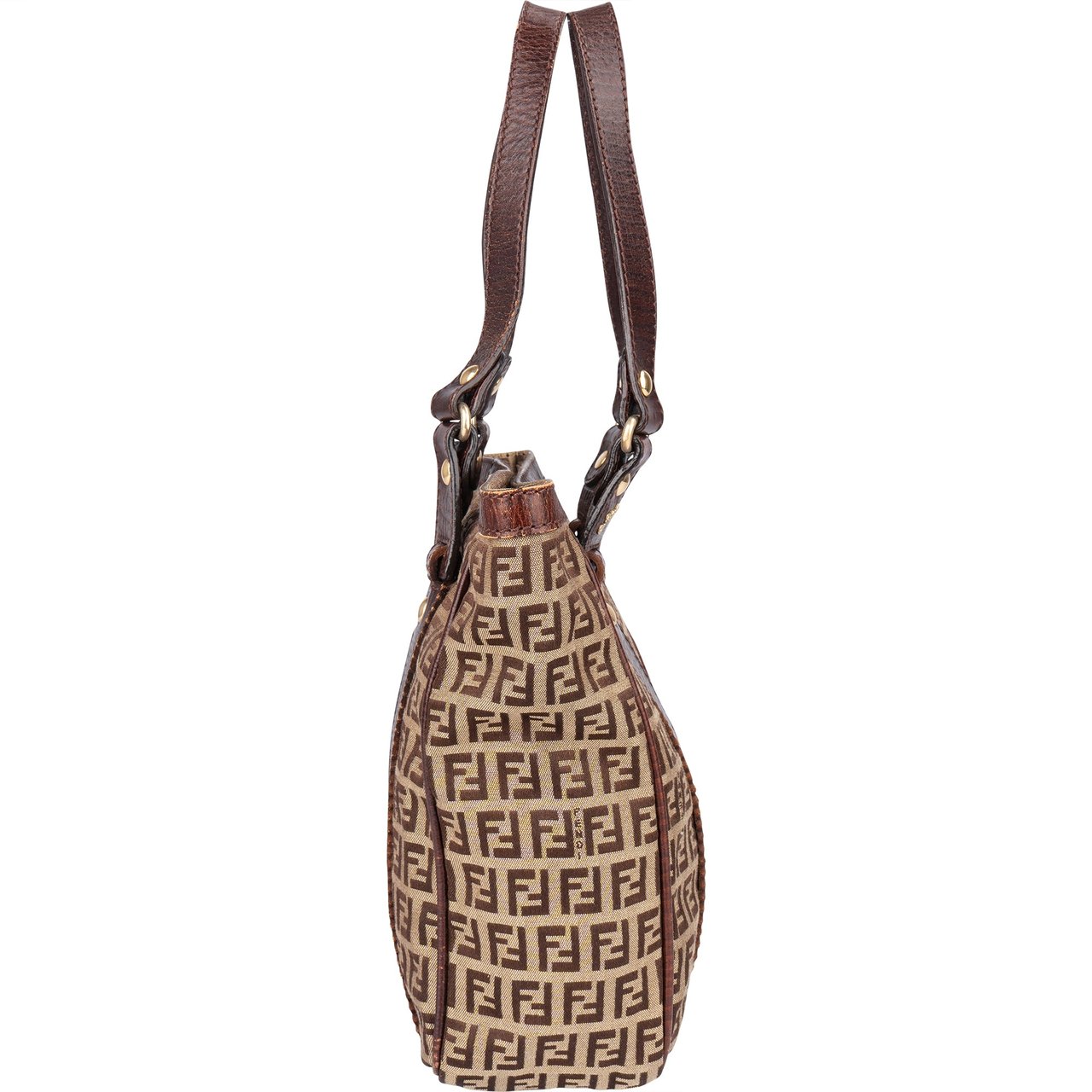 Fendi Fendi FF Monogram Zucchino Handbag Divers